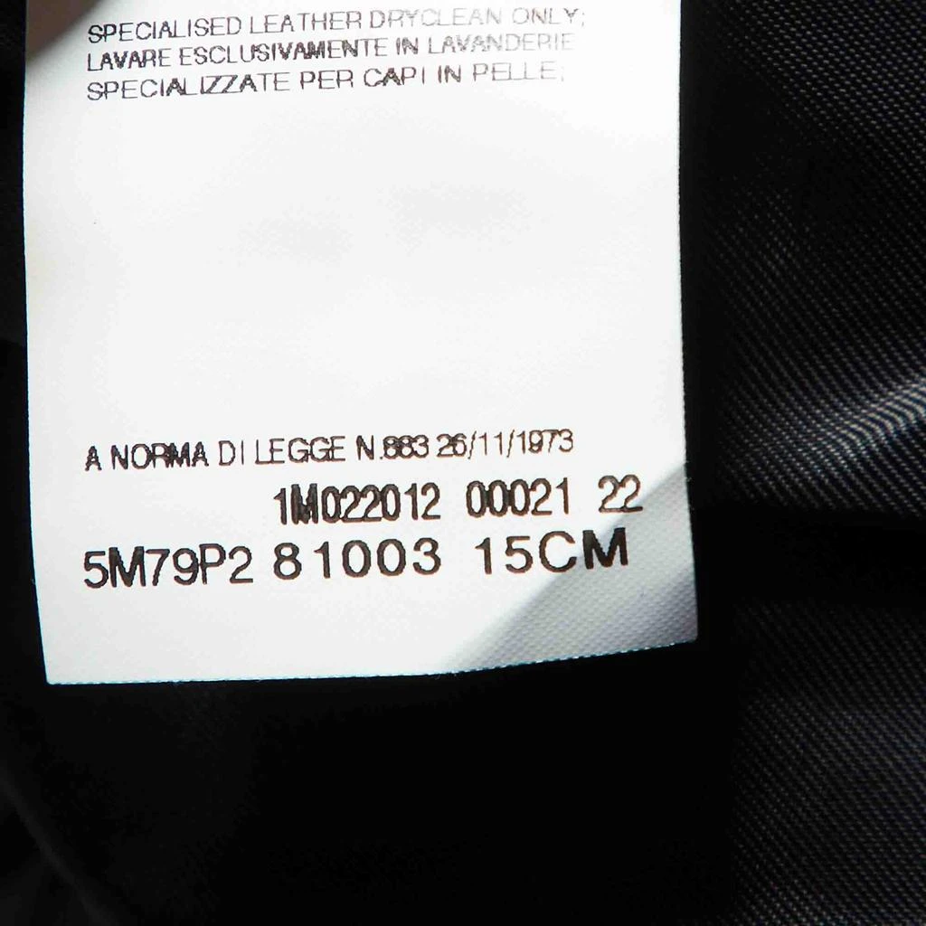 PIERRE BALMAIN Pierre Balmain Black Leather Studded Biker Jacket M 8
