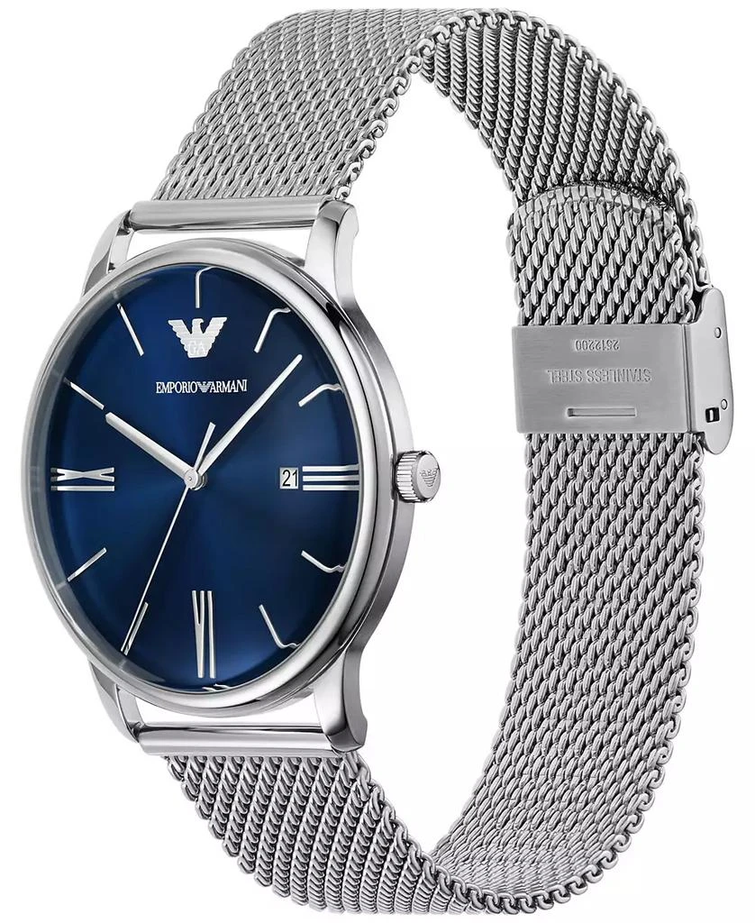 Emporio Armani Men's Stainless Steel Mesh Bracelet 42mm 2