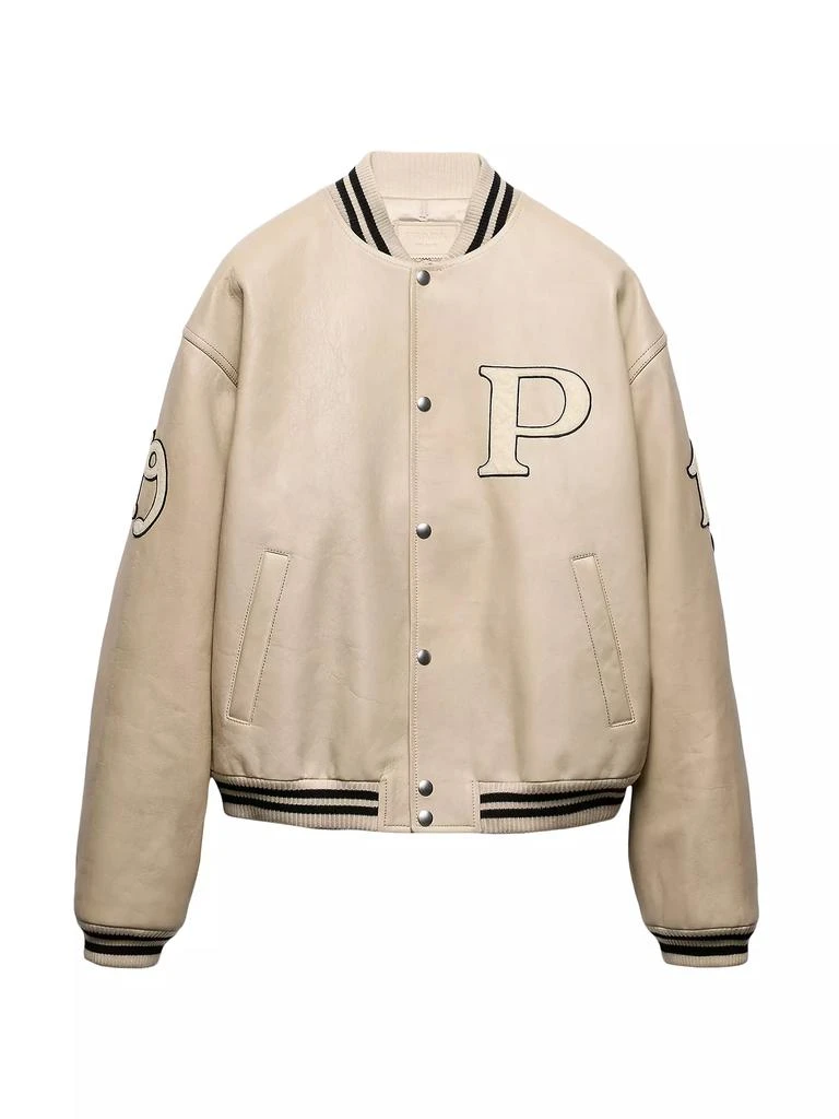Prada Padded Leather Bomber Jacket 1