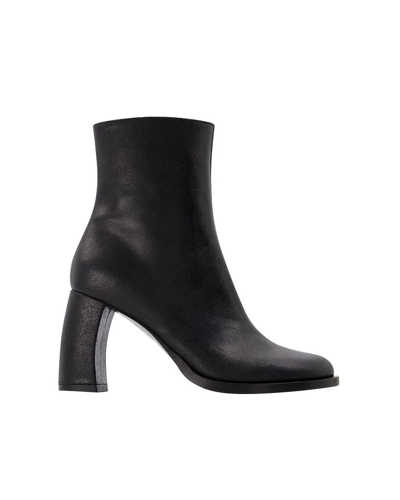 ANN DEMEULEMEESTER Lisa Ankle Boots in Black Leather 1