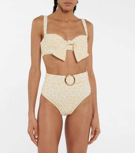 Alexandra Miro Clara printed bikini top