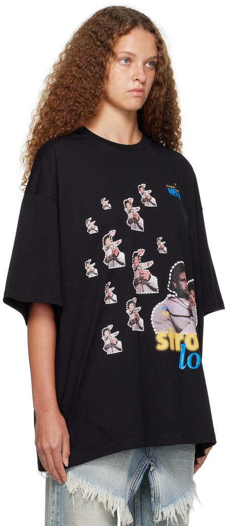 Martine Rose Black Graphic T-Shirt