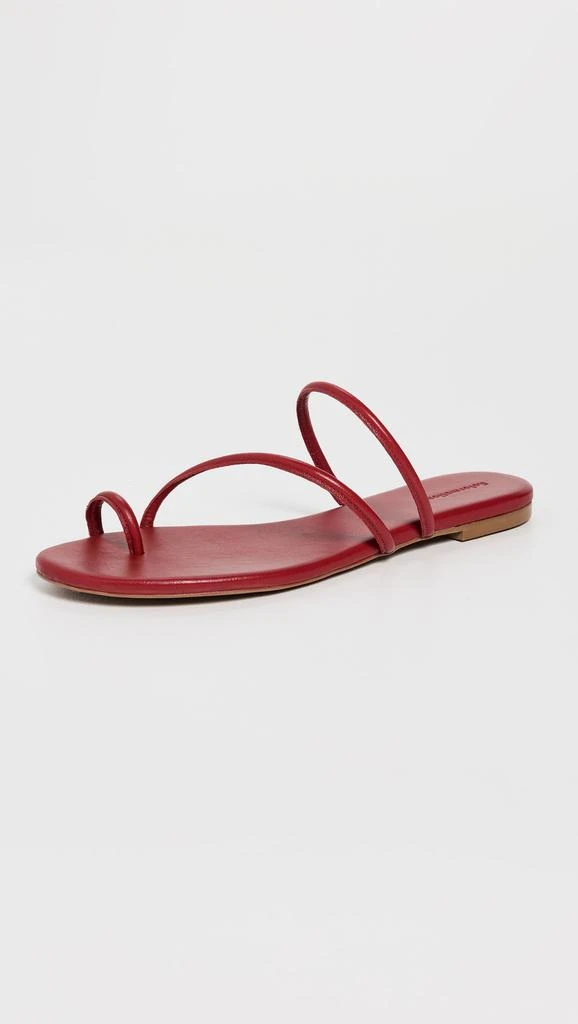 Reformation Ludo Toe Ring Strappy Flat Sandals 1