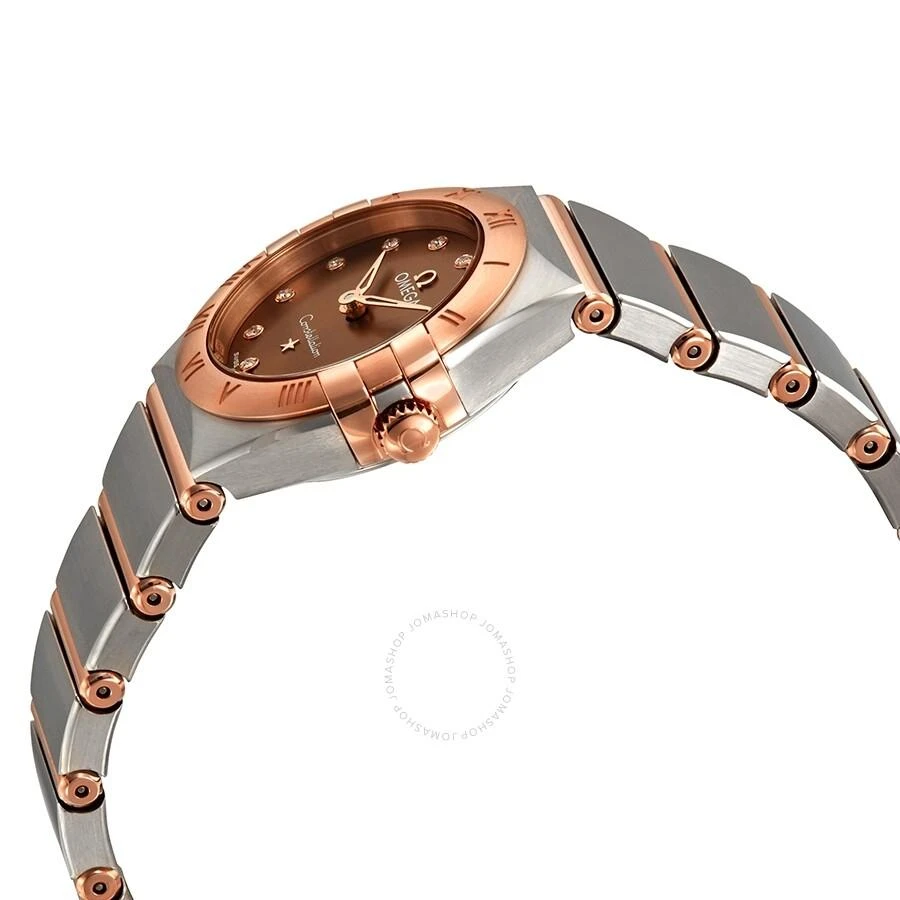 Omega Constella Sun-brushed Brown Diamond Dial Ladies Watch 131.20.25.60.63.001 2
