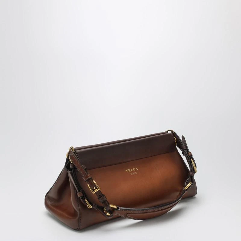 Prada Prada Enchaîné medium Cognac leather bag 3