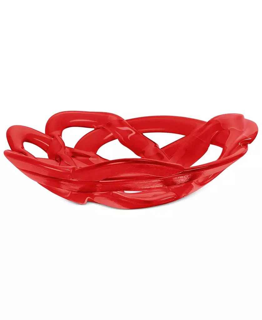 Kosta Boda 15" Colored Basket Bowl 1
