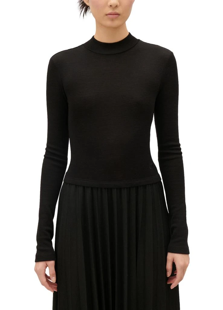 CLAUDIE PIERLOT Twist pleated knitted dress 3