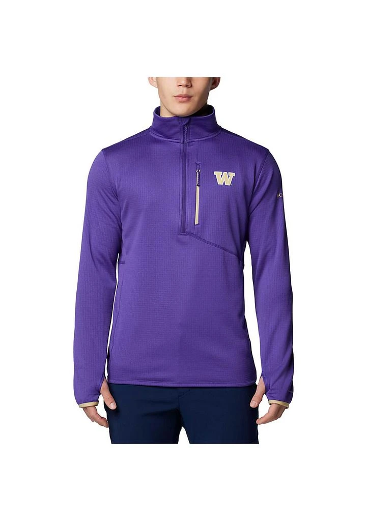 Columbia NCAA Washington Huskies Park View Grid Fleece Omni-Wick Half-Zip Jacket