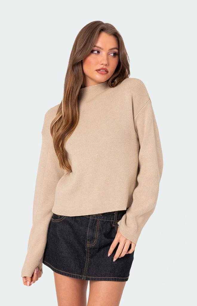 Edikted Kimberly Mock Neck Sweater 4