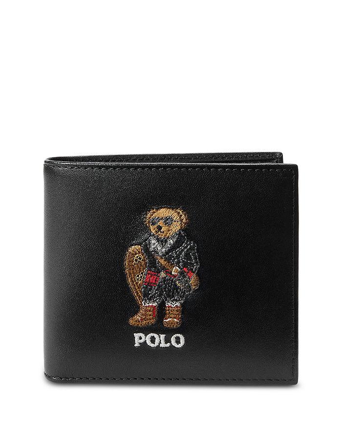 Ralph Lauren Polo Bear Leather Billfold Wallet