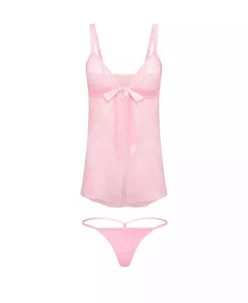 Adore Me Plus Size Hillary Babydoll Lingerie 4