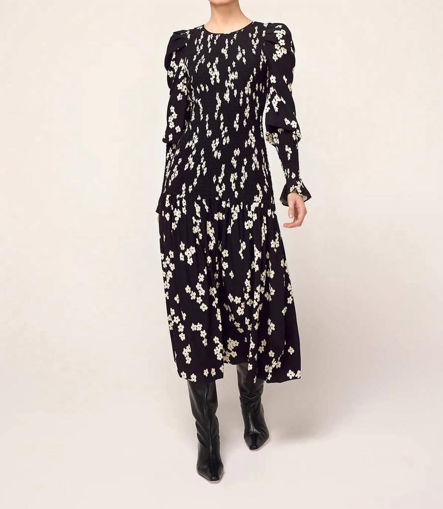 Kitri Kitri - Floral Print Shirred Dress