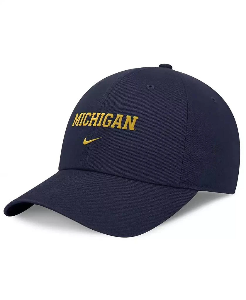 NIKE Men's Navy Michigan Wolverines Club Adjustable Hat 1