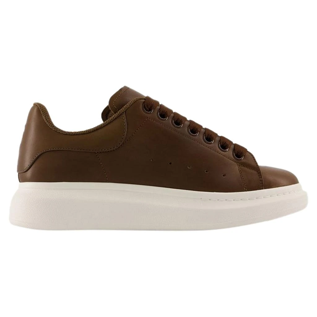 Alexander McQueen Oversized Sneakers -  - Leather - Khaki 1
