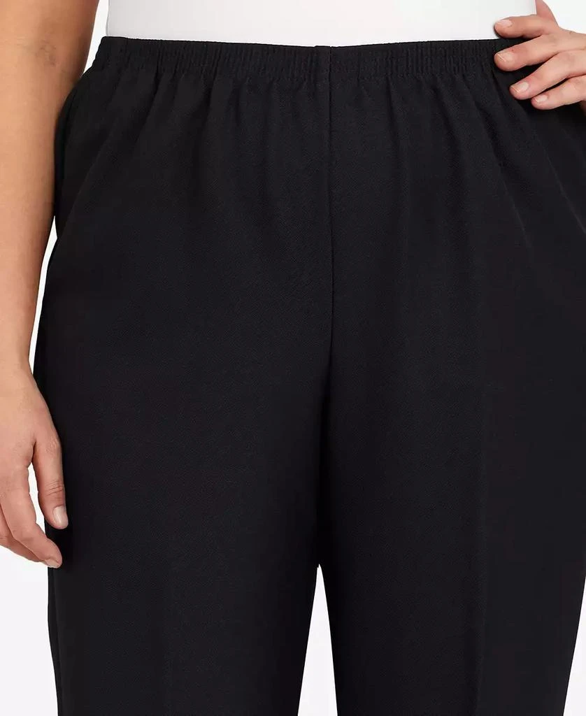 Alfred Dunner Plus Size Classic Pull-On Straight-Leg Short Length Pants 5