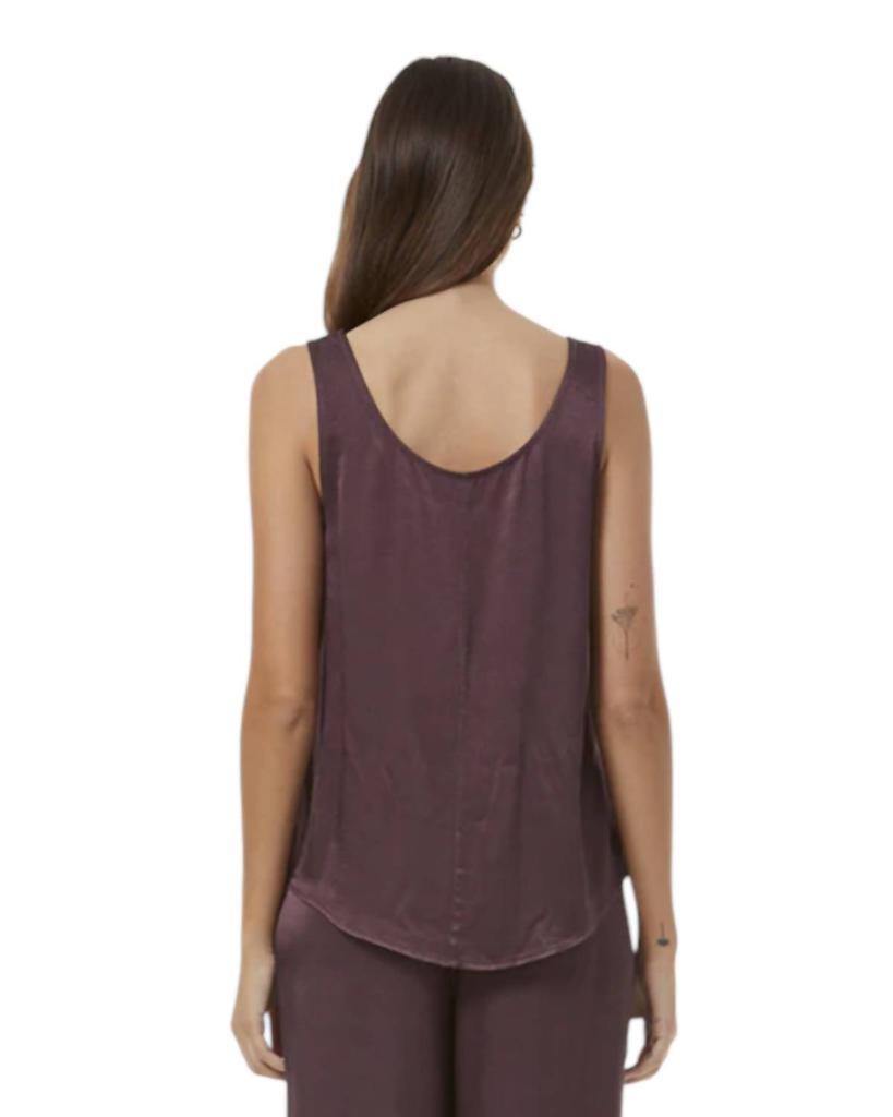 Young Fabulous & Broke Young Fabulous & Broke - DANA HEAVY SATIN SCOOP TANK TOP