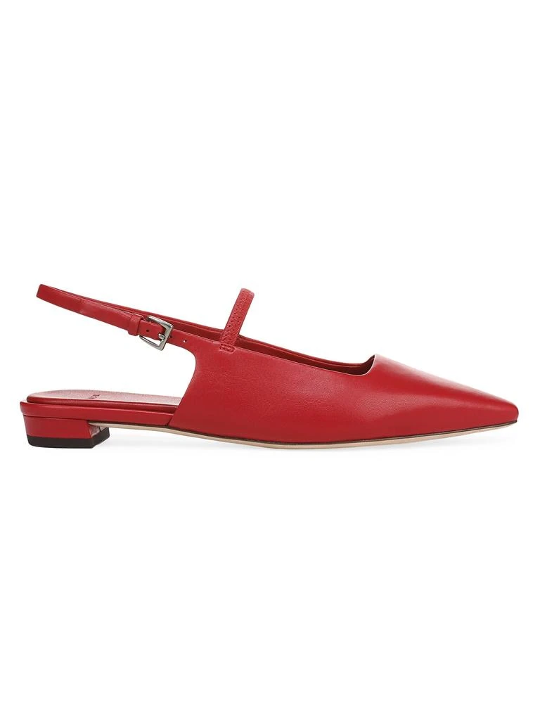 Vince Allie Leather Slingback Flats