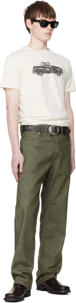 RRL Off-White Truck T-shirt 5