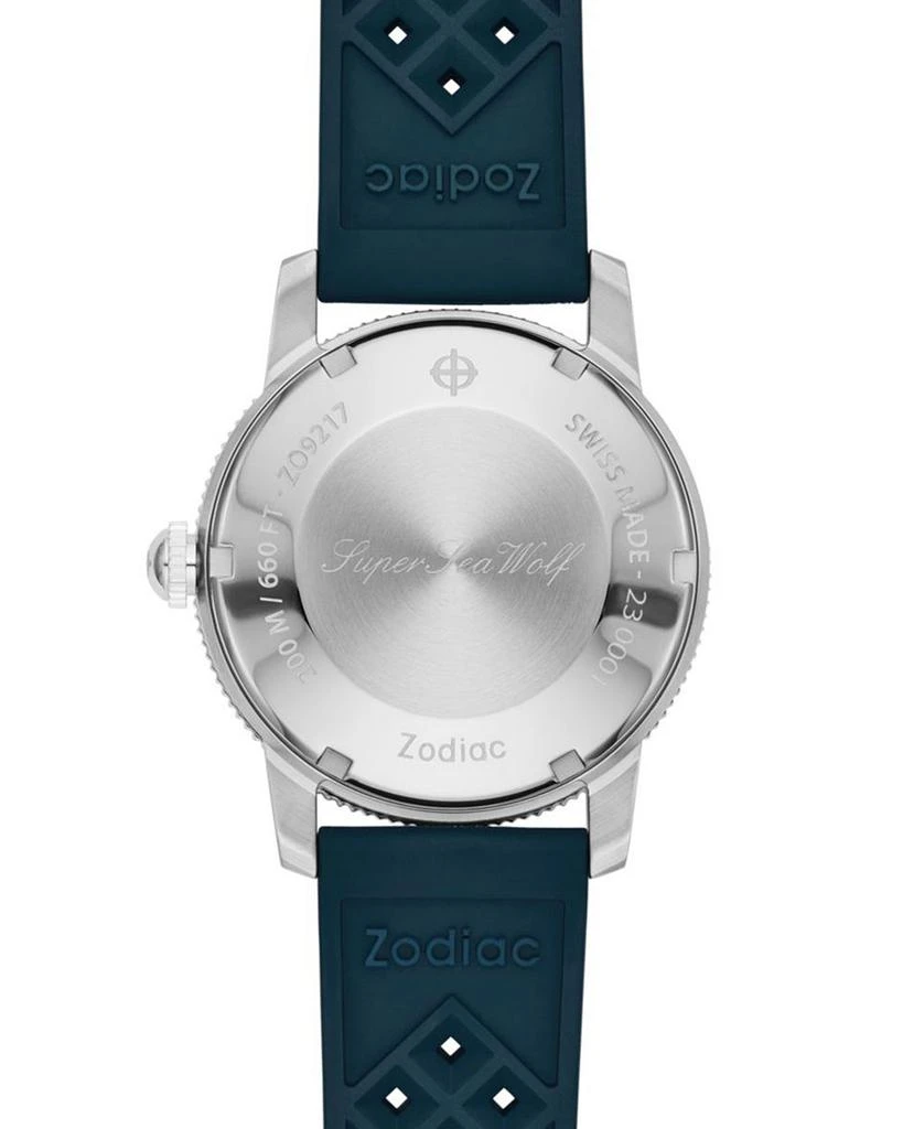 ZODIAC Skin Diver Automatic Rubber Strap Watch, 39mm 5