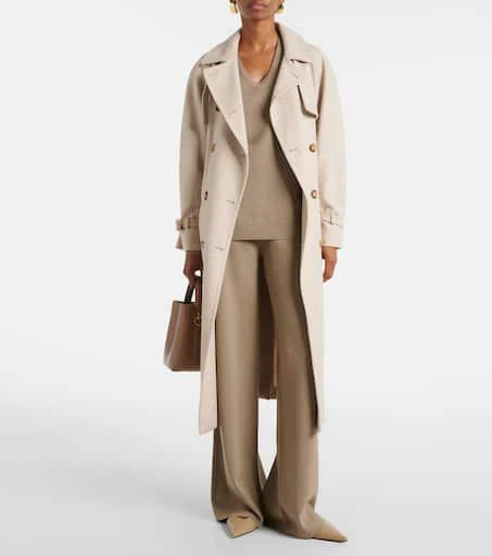 Max Mara Zigote virgin wool wide-leg pants 6