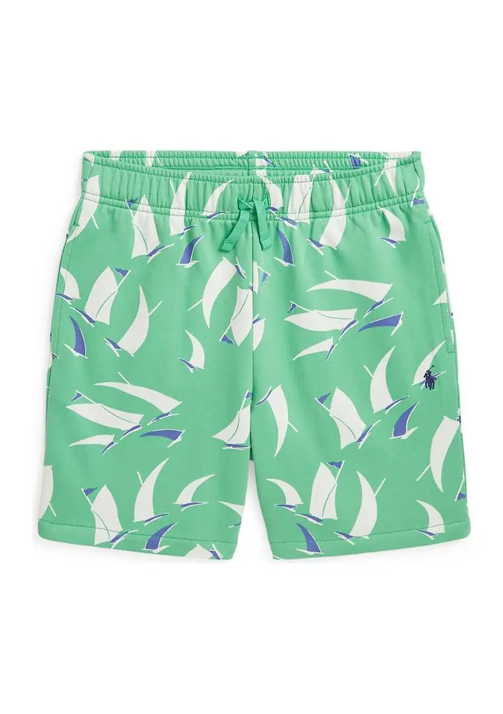 Ralph Lauren Boys 2-7 Sailboat-Print French Terry Shorts