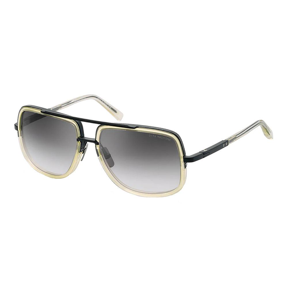 Dita MACH-ONE DT DRX-2030-W-CLR-BLK-59 Unisex Aviator Sunglasses