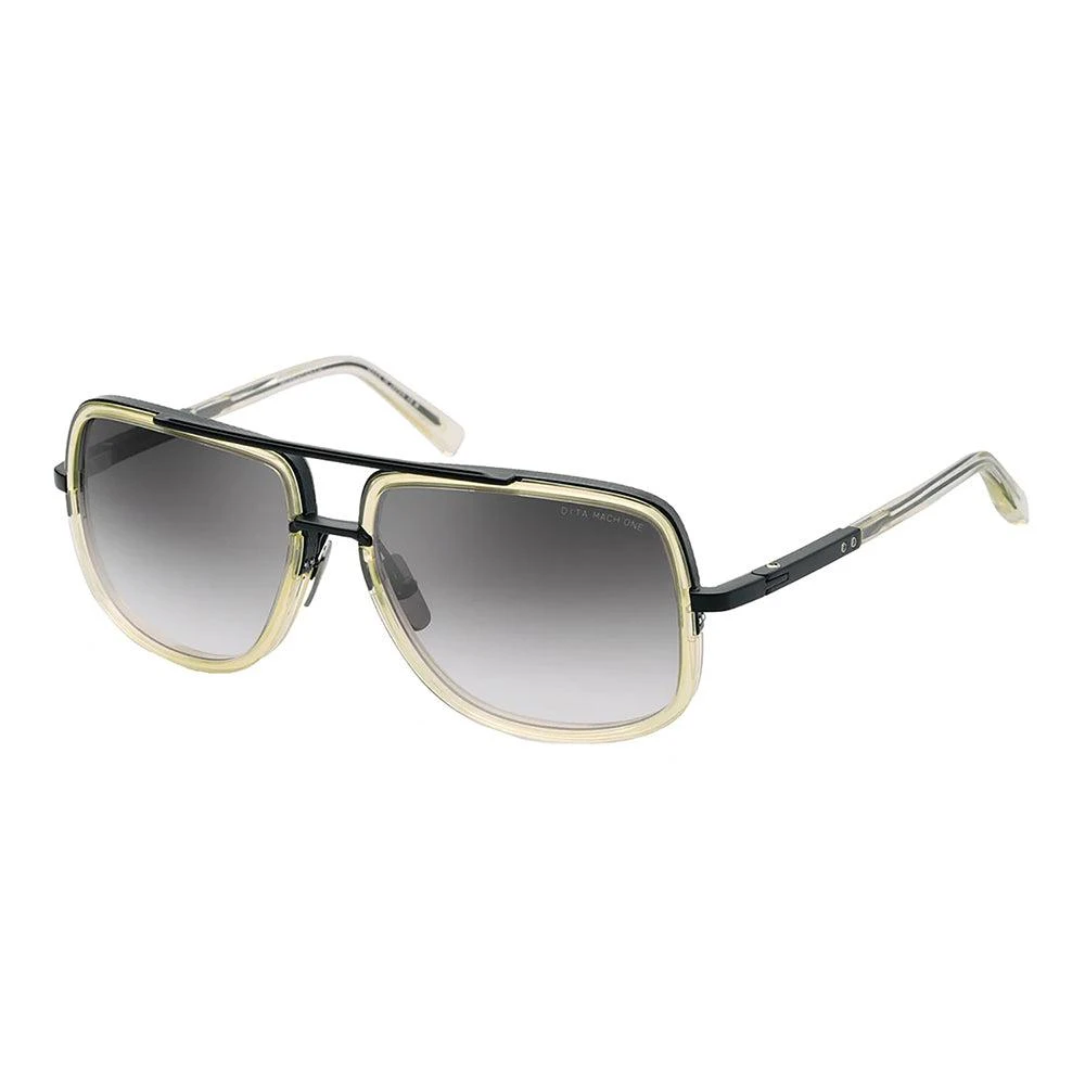 Dita MACH-ONE DT DRX-2030-W-CLR-BLK-59 Unisex Aviator Sunglasses 1