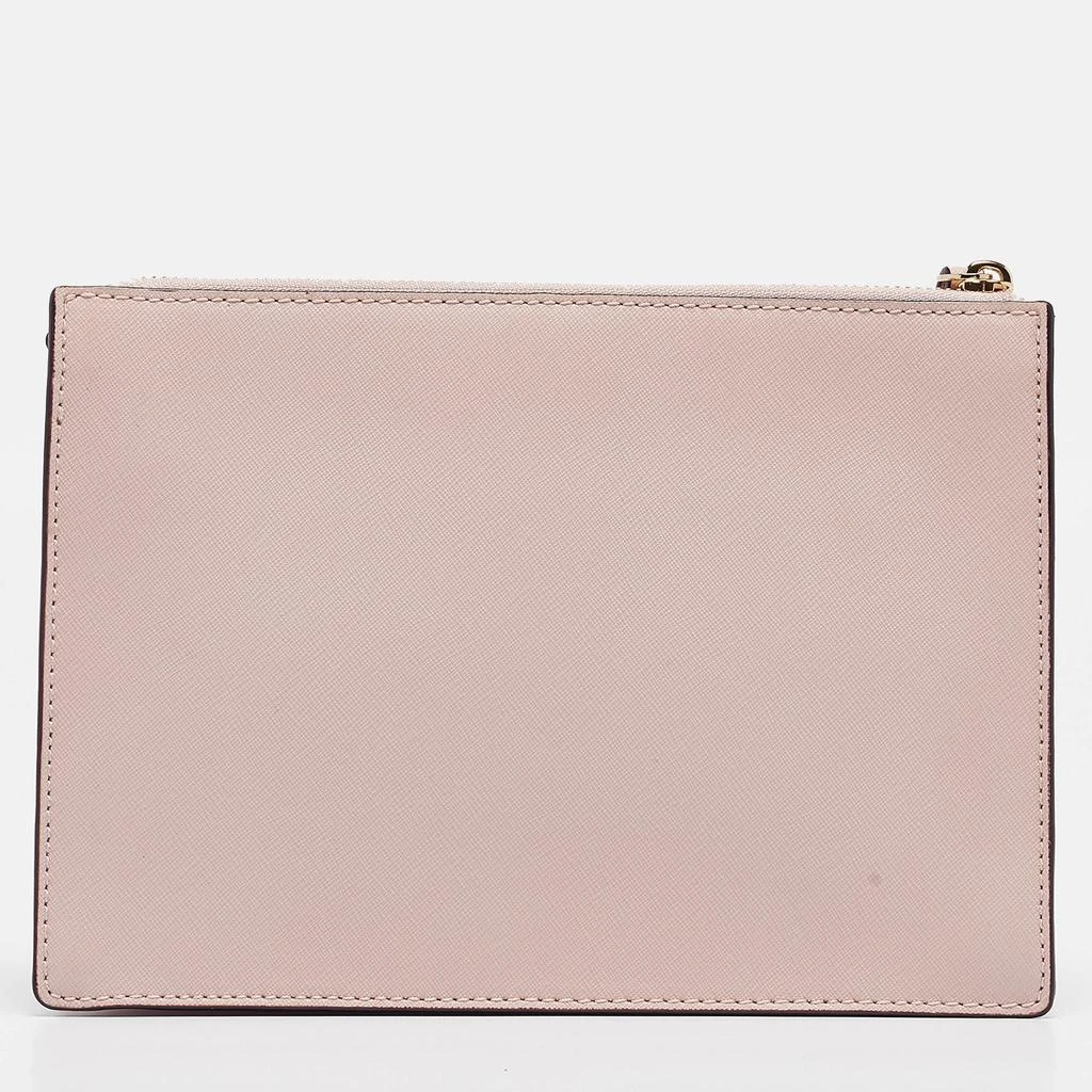 Kate Spade Kate Spade Light Pink Perforated Leather Cameron Street Clarise Clutch Bag 4