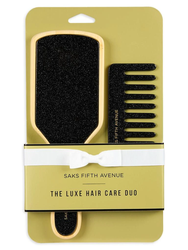 Saks Fifth Avenue 2-Piece Hair Brush 
Comb Set