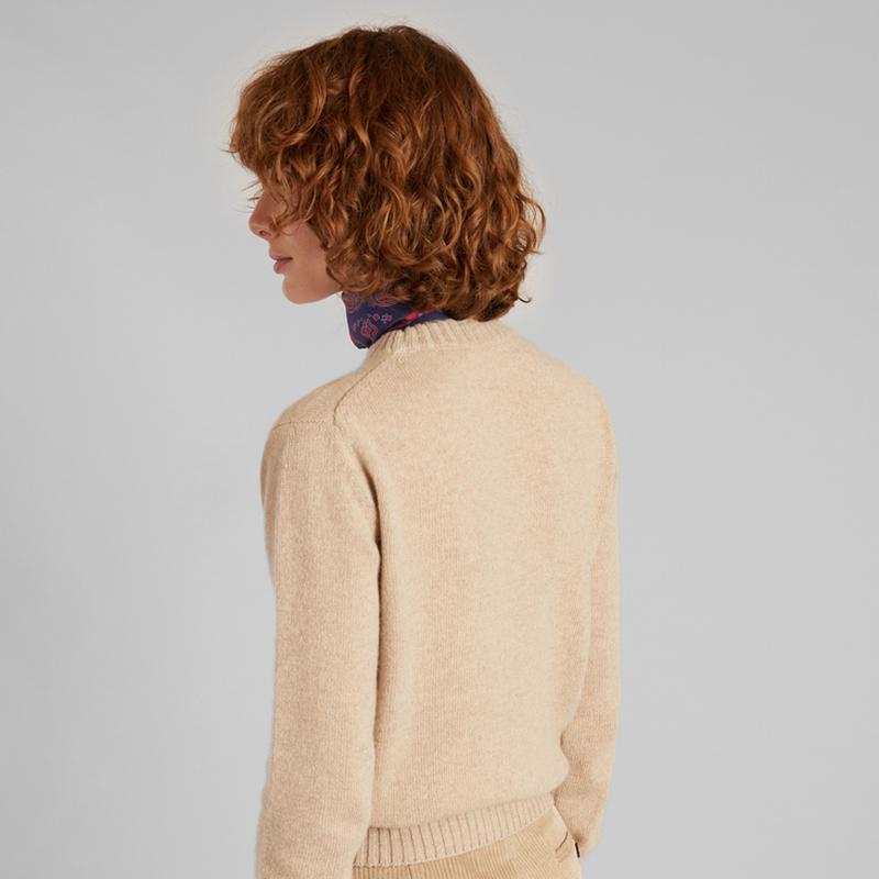 L'Exception Paris Recycled cashmere sweater Naturale L'EXCEPTION PARIS