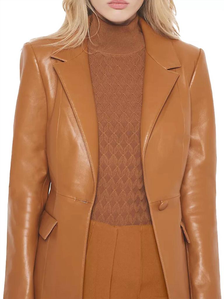 AS by DF As By Df - Finn Recycled Leather Blazer