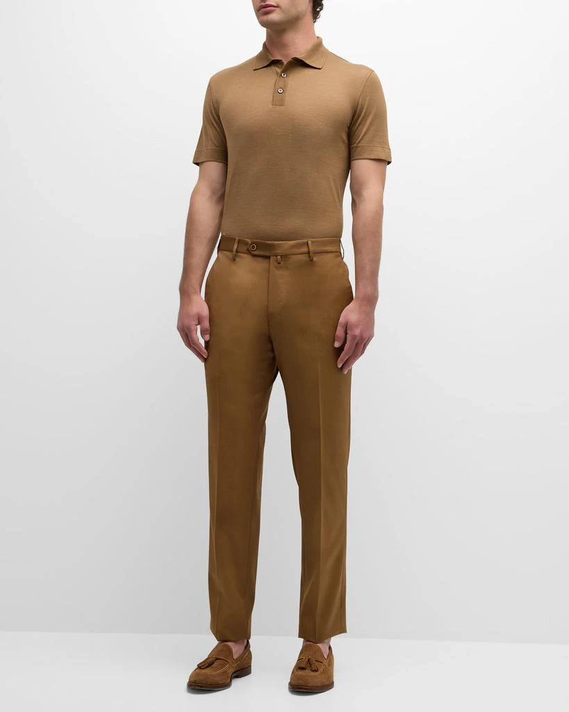 Zanella Men's Parker Platinum Super 130s Trousers 2