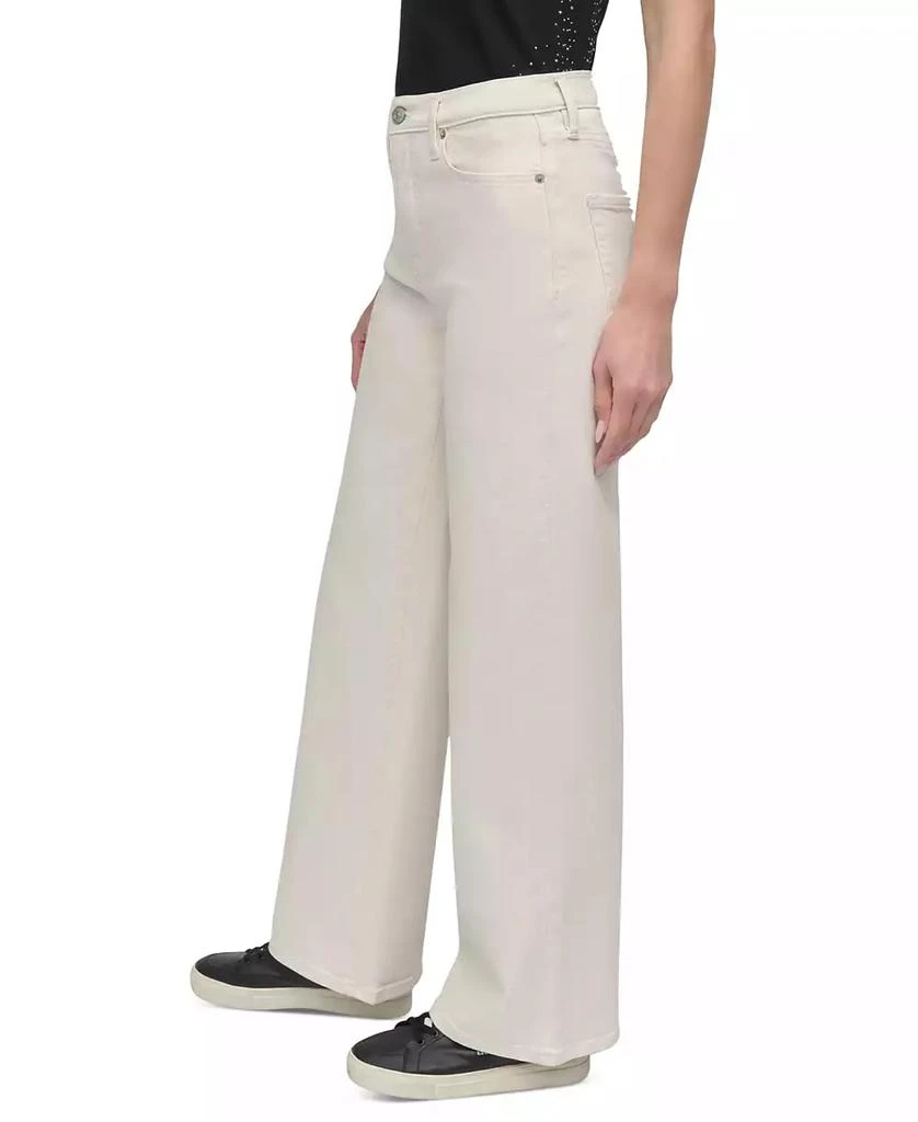 DKNY Petite Houston High-Rise Wide-Leg Jeans 2