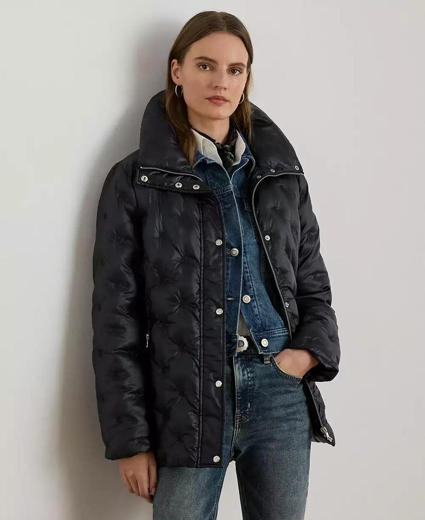 Ralph Lauren Women's Embroidered Puffer Coat