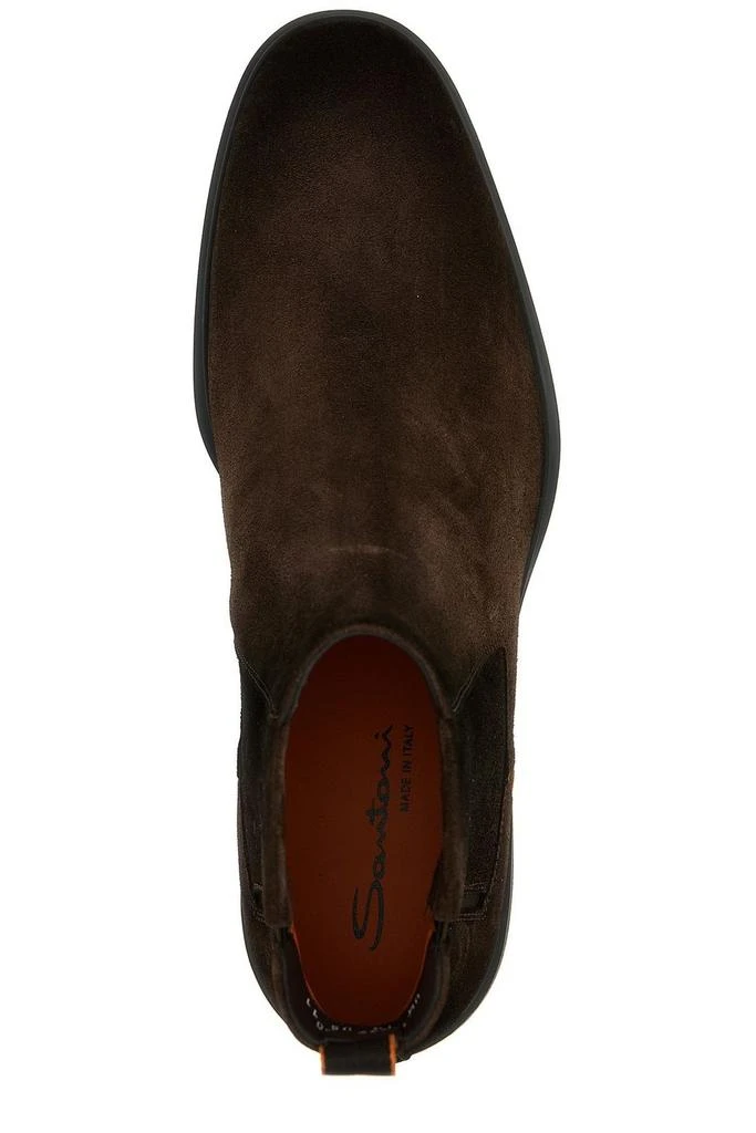 Santoni Santoni Round Toe Ankle Boots 4