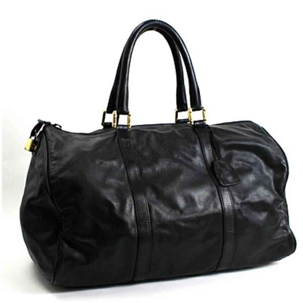 Loewe Leather Boston Bag Handbag (Pre-Owned) 1