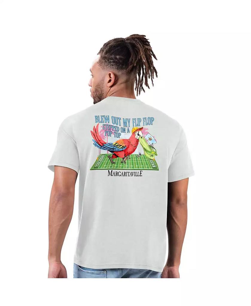 Margaritaville Men's Gray Minnesota Vikings Flip Flop T-Shirt