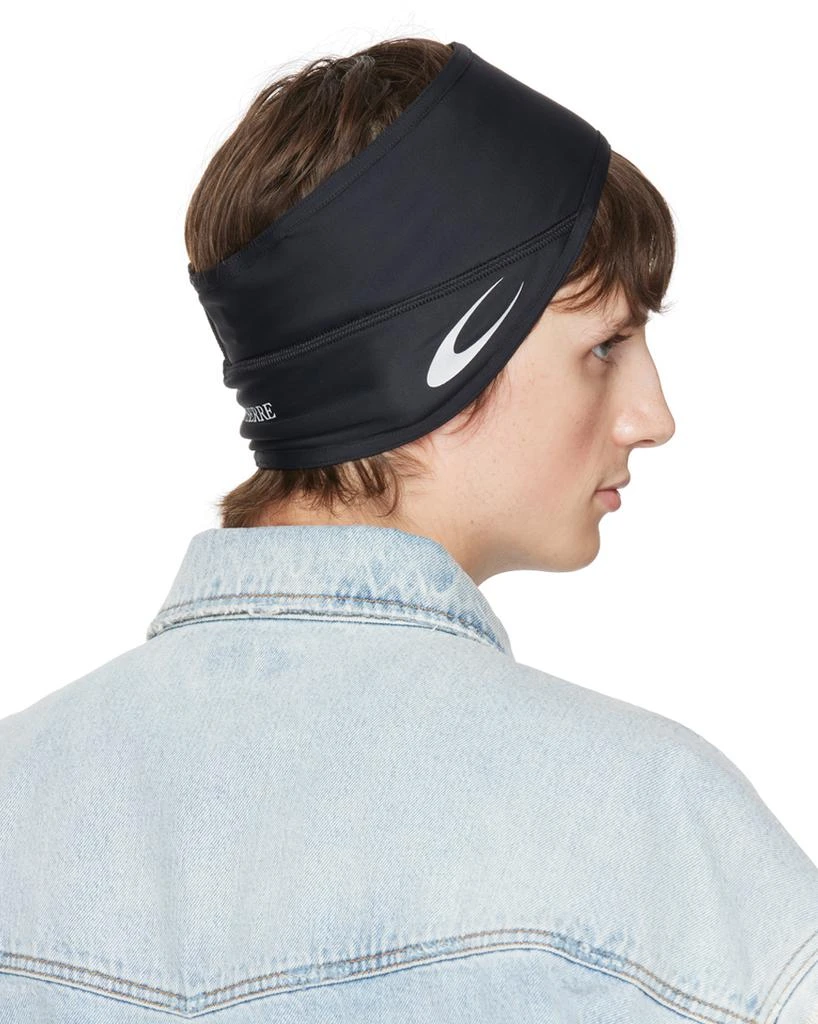 MARINE SERRE Black Thermal Headband 3