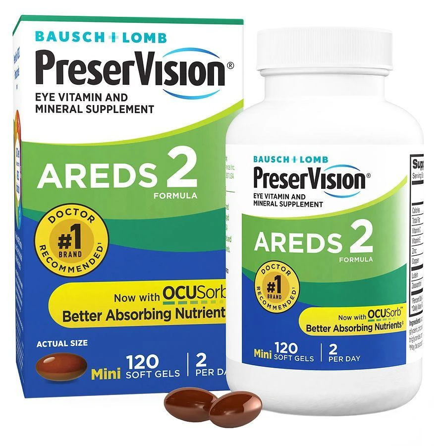 PreserVision AREDS 2 Formula Eye Vitamin & Mineral Supplement Softgels 1