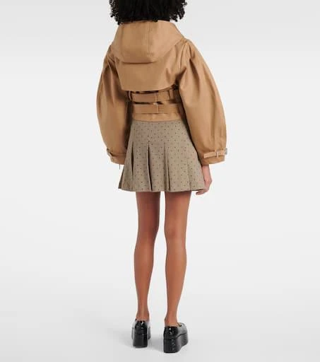 Ganni Double-breasted cotton jacket 3