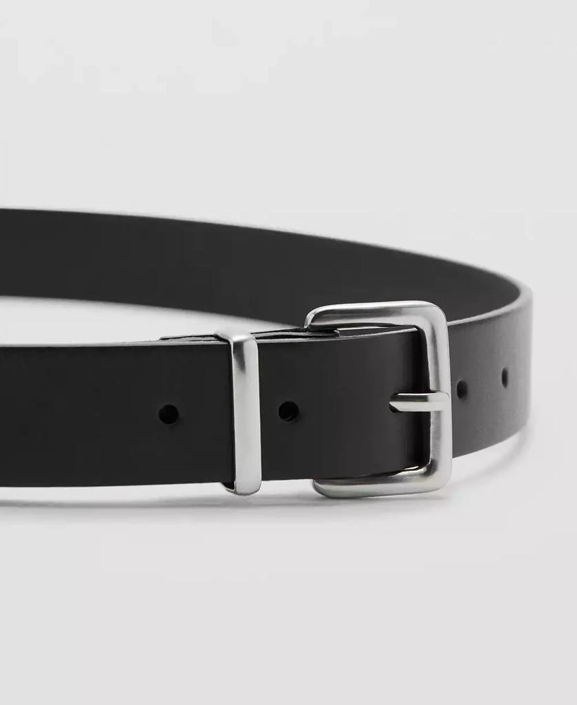 Mango Men
s Buckle Leather Belt 2