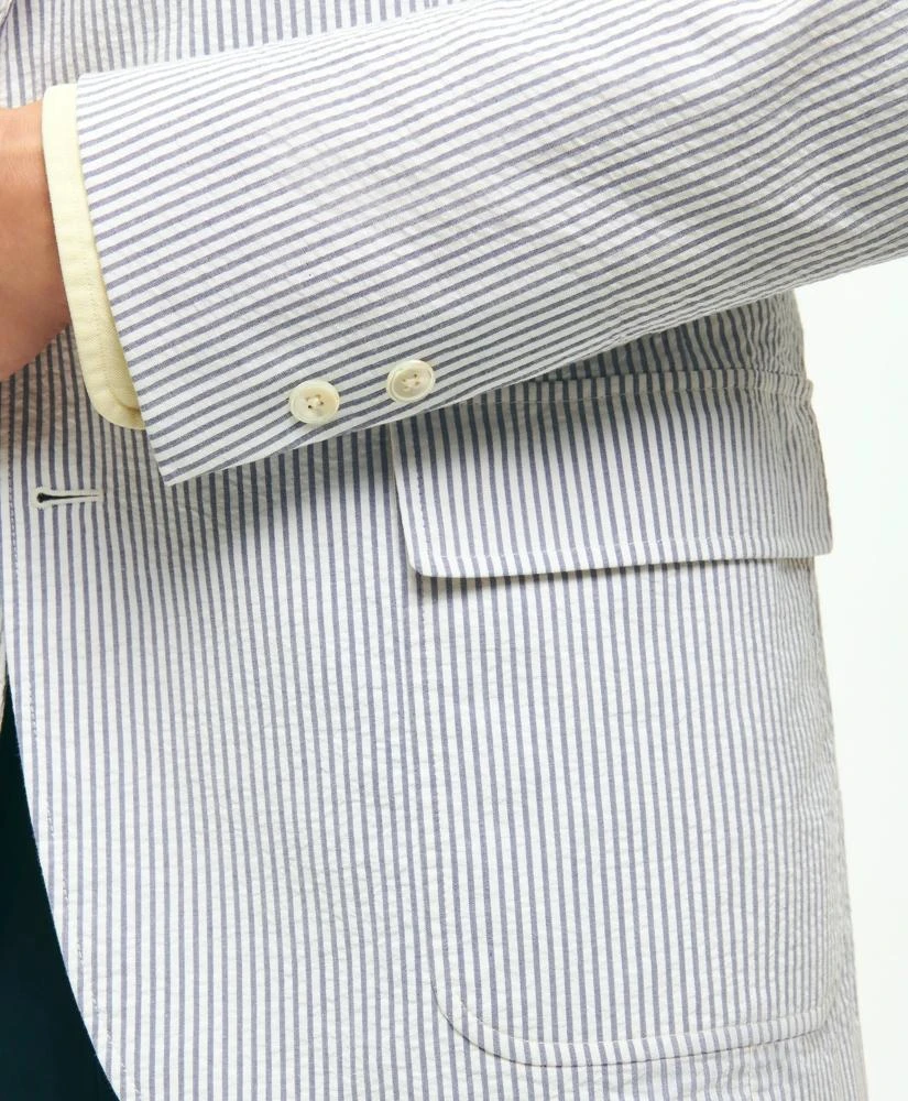 Brooks Brothers Classic Fit Archive-Inspired Seersucker Sport Coat in Cotton 4