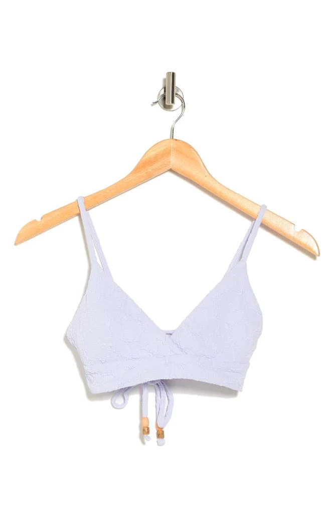 Maaji Lavander Lace-Up Reversible Bikini Top 5