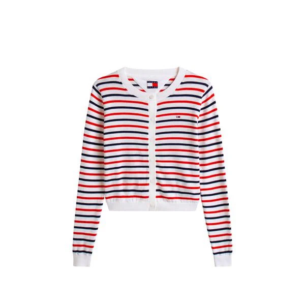 Tommy Hilfiger Fitted crew neck cardigan 1