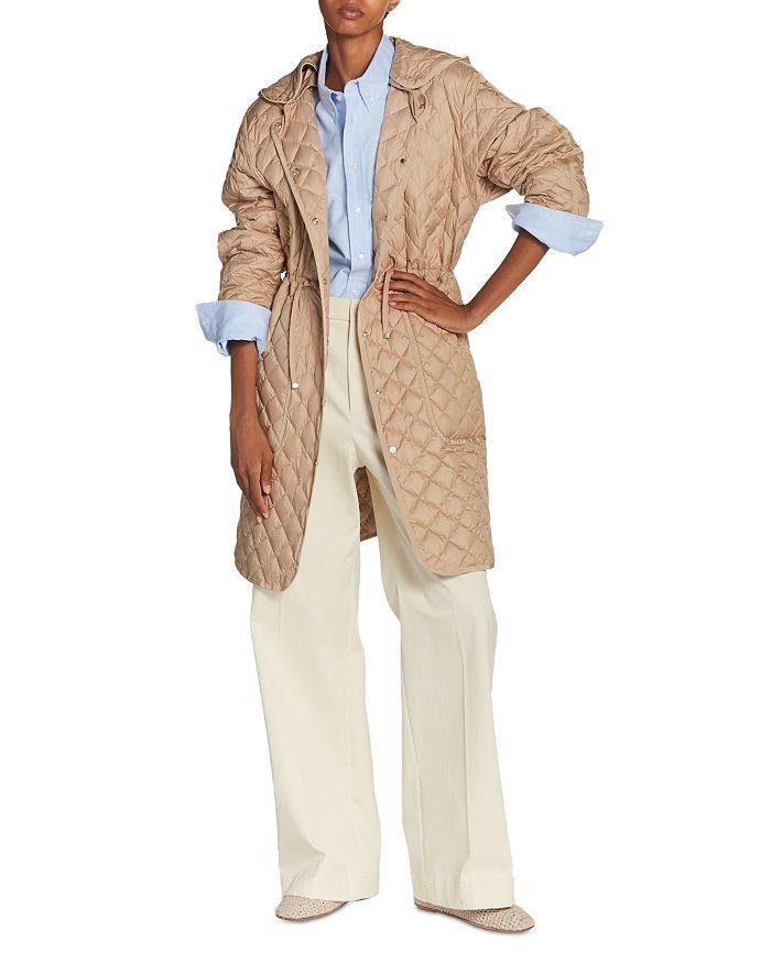 Moncler Etelan Quilted Long Down Parka - Coats - Compare