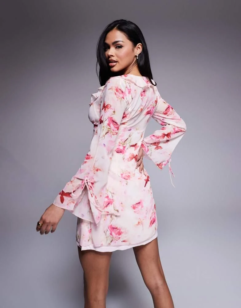 bow mini dress red Sassy Shortcake Bowquette Mini Dress