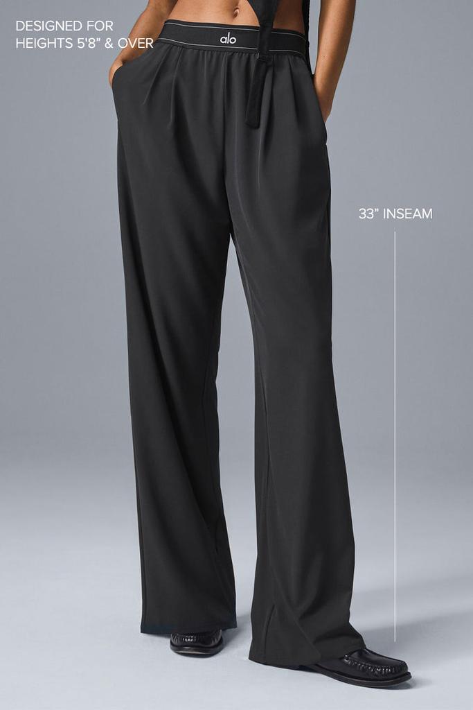 Alo Suit Up Trouser (Long) - Black - Yoga - Free Shipping