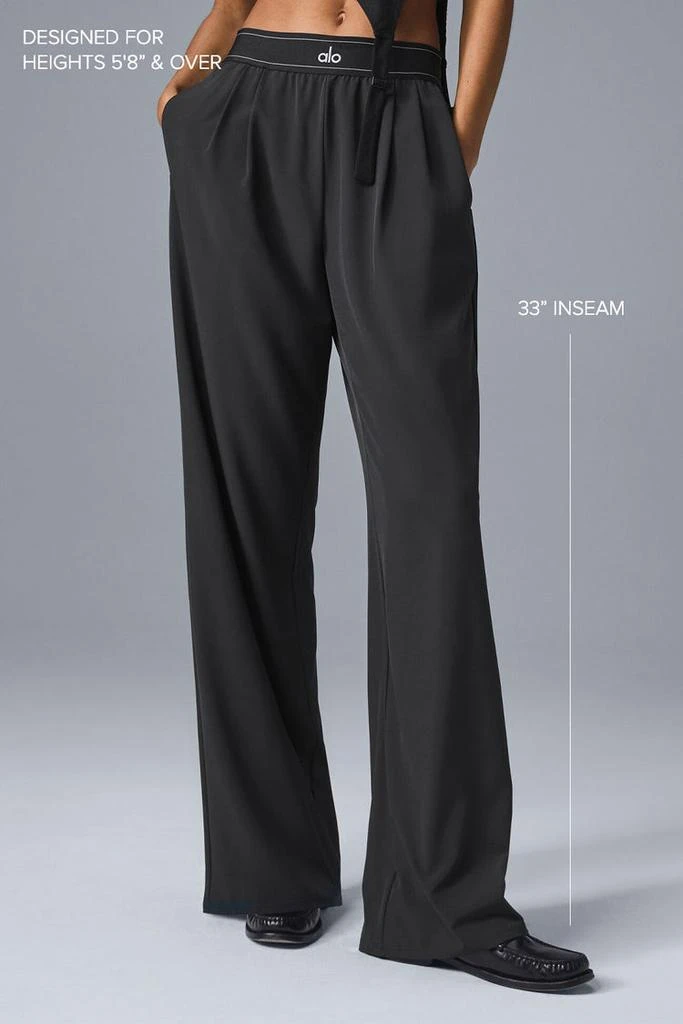 Alo Suit Up Trouser (Long) - Black 2