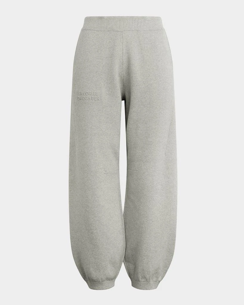 Favorite Daughter The Fatigue Sisters Barrel-Leg Joggers