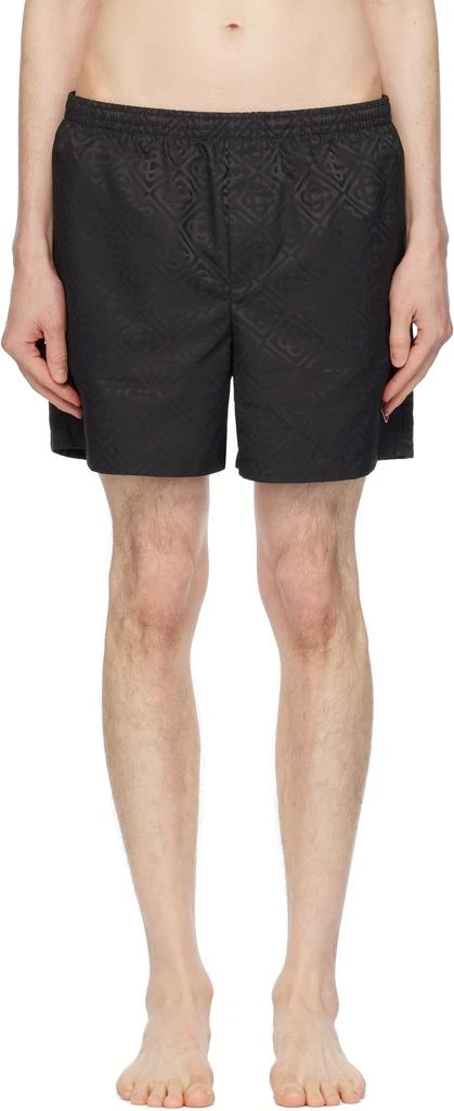 Casablanca Black Jacquard Swim Shorts